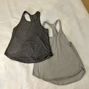 Two Lululemon tanks